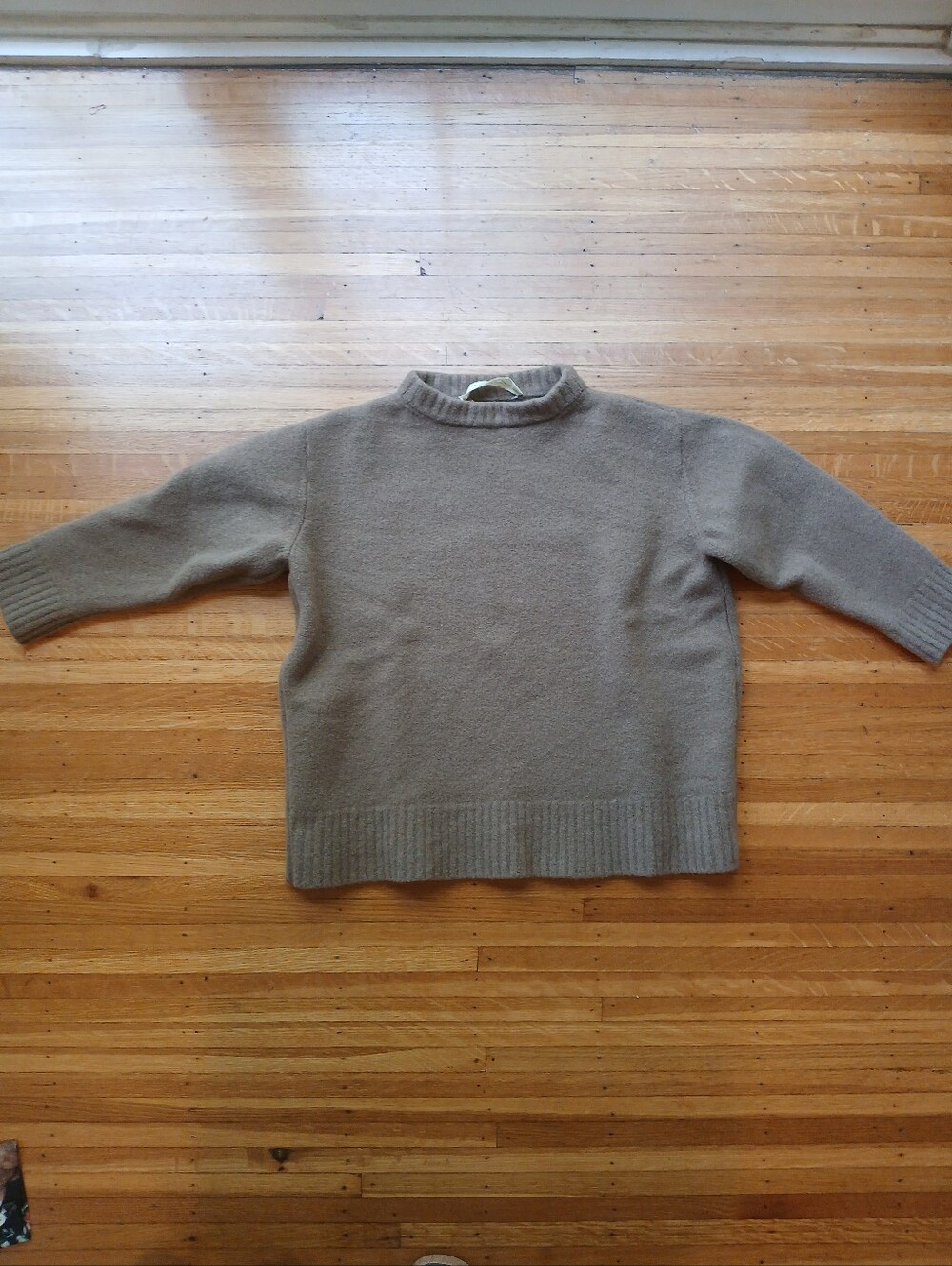 Elizabeth Suzann Crew Studio Knit Beneficial Wool Sweater